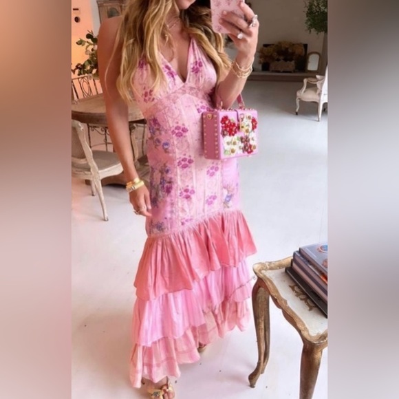 LoveShackFancy Dresses & Skirts - LOVESHACKFANCY Silk Dress Founder Favorite